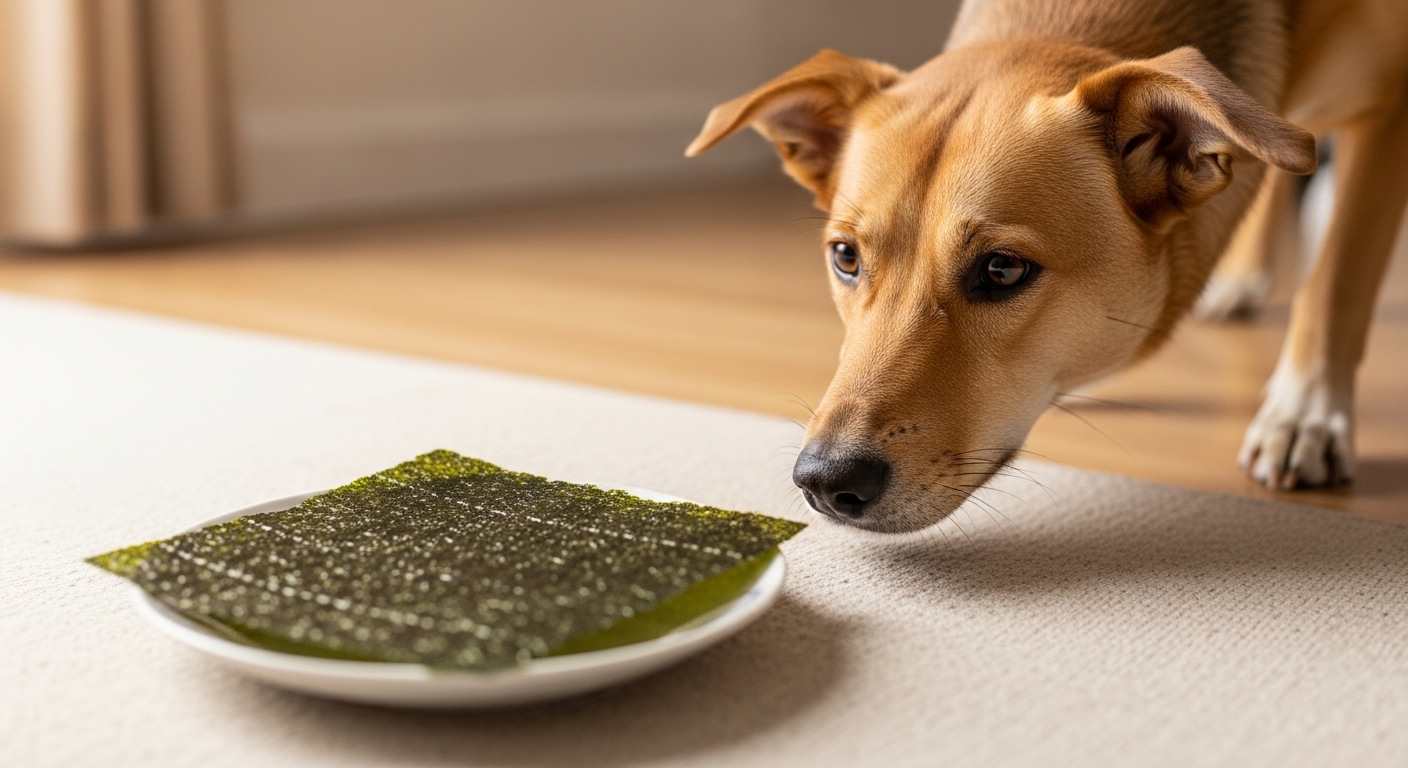 犬が海苔を食べても平気？塩分やミネラルの影響を理解して安全に与えるコツを紹介！