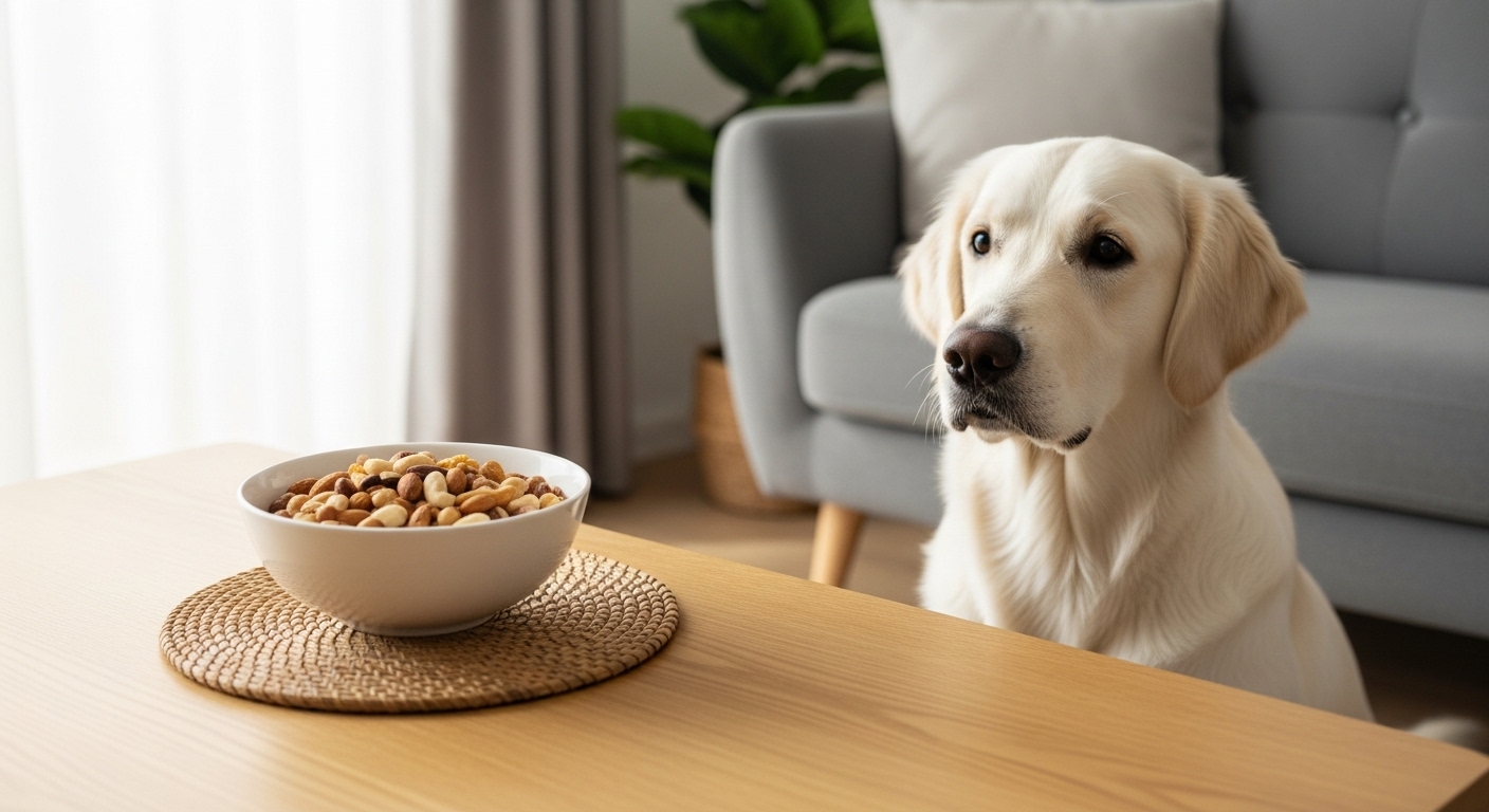 犬にナッツ類をあげてはいけない理由は？中毒症状と危険な種類を解説！