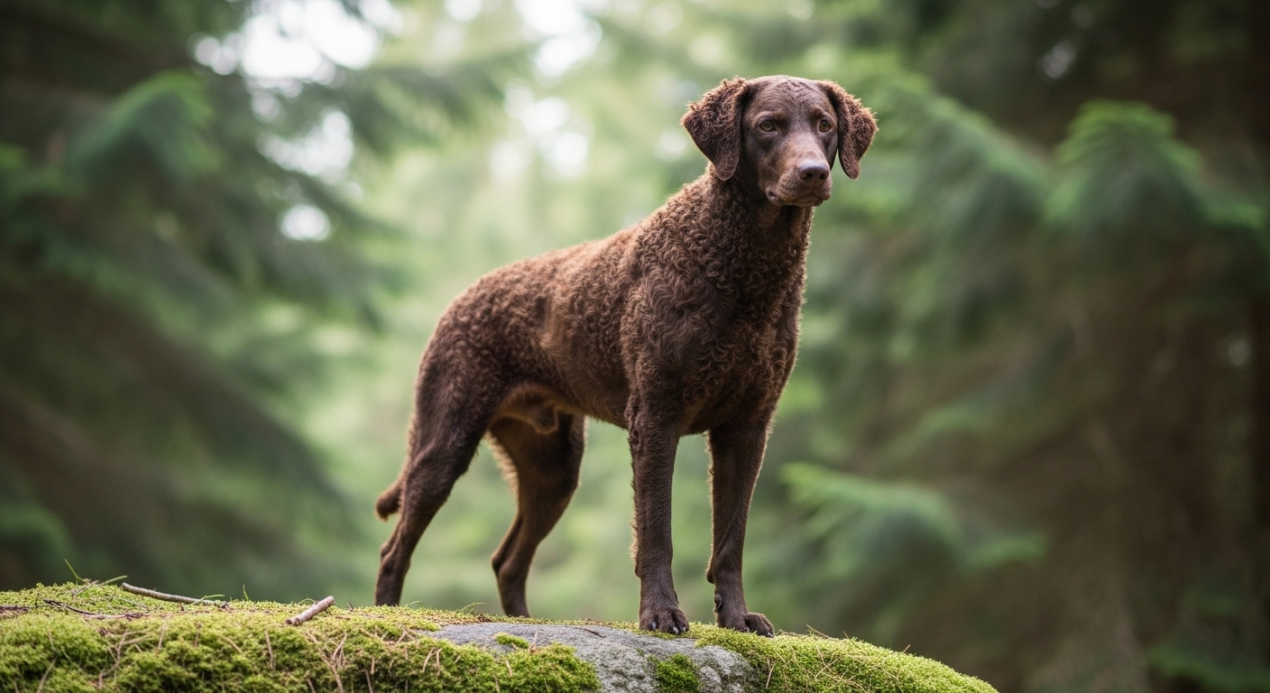 カーリーコーテッドレトリバーは賢く粘り強い？独特の巻き毛と性格の魅力を解説